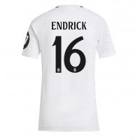 Real Madrid Endrick #16 Replica Home Shirt Ladies 2024-25 Short Sleeve